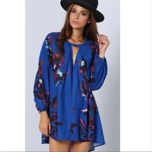 Free People Electric Orchard Floral Treeswing Fall Winter Dress
